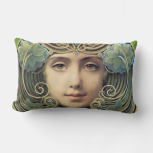 Feminine Nouveau Vintage Beauty Lumbarkudde