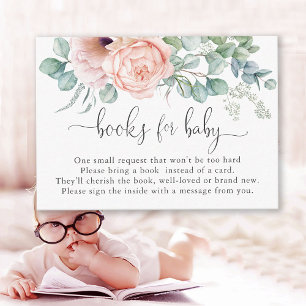 Feminine Pastel Rosa Bokar för för Baby-höljeskort Visitkort
