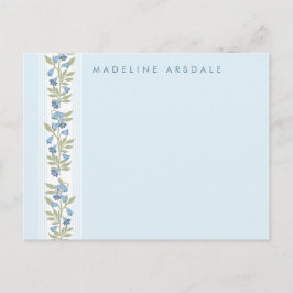 Feminine Personal Stationary Note Card Vykort