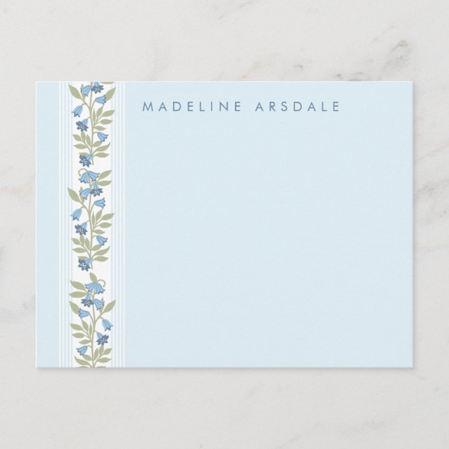 Feminine Personal Stationary Note Card Vykort (Framsida)