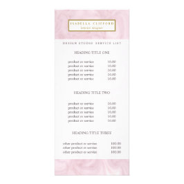 Feminine ro guld marmor | Prissättning och service Reklamkort