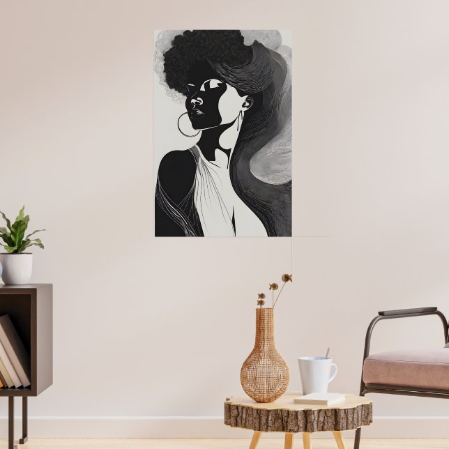 Femininlinje Poster (Vardagsrum 3)