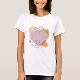Feminint formspråk för stilfulla kvinnor t shirt