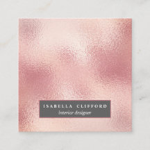 Feminint glänsande roséguld folie | professionell