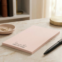 Feminint minimalistiskt anteckningsblock | Ros bei Post-it Block