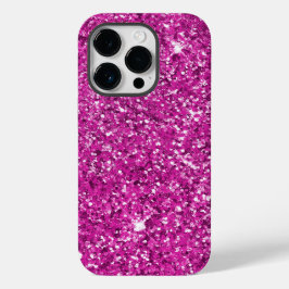 Feminint rosa glitter ombre glans
