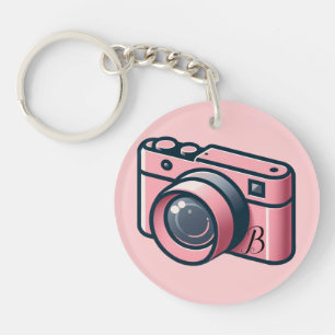 Feminint Rosa & Grått Kamera Fotografi Personligt