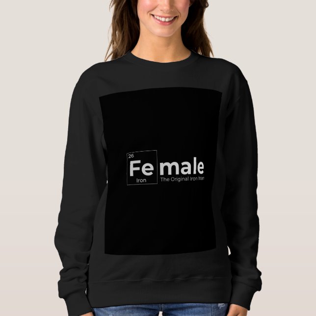 Feminint Styrka Citat T-shirt (Framsida)