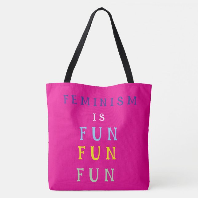Feminism är Kul Kul Kul Tygkasse (Baksida)