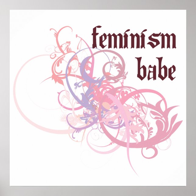 Feminism Babe Poster (Framsidan)