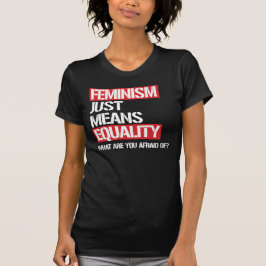 FEMINISM BARA ELAK JÄMSTÄLLDHET T SHIRT