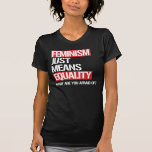 FEMINISM BARA ELAK JÄMSTÄLLDHET T SHIRT