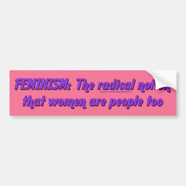 Feminism Bildekal (Framsidan)