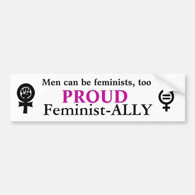 Feminism Bildekal (Framsidan)