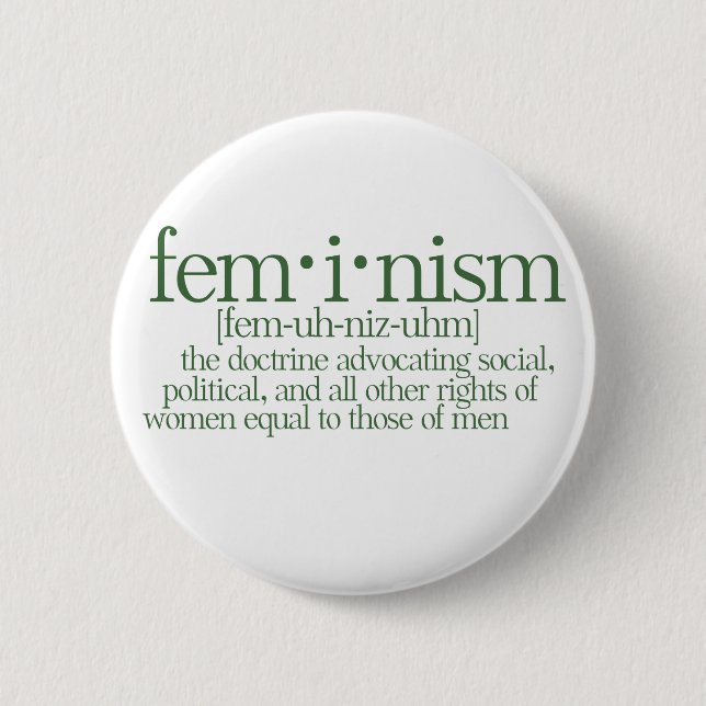 Feminism definierad knapp (Framsida)