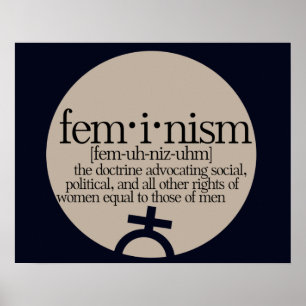 Feminism definierad poster