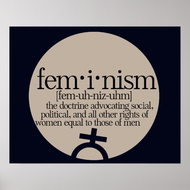 Feminism definierad poster (Framsidan)