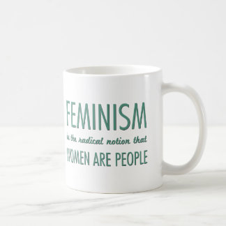 Feminism: Den radikala aningen att kvinnor är folk Kaffemugg