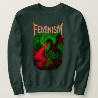 Feminism Drake | Gotisk feministisk empowerment Lång Ärmad Tröja