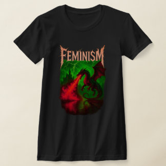 Feminism Drake | Gotisk feministisk empowerment T Shirt