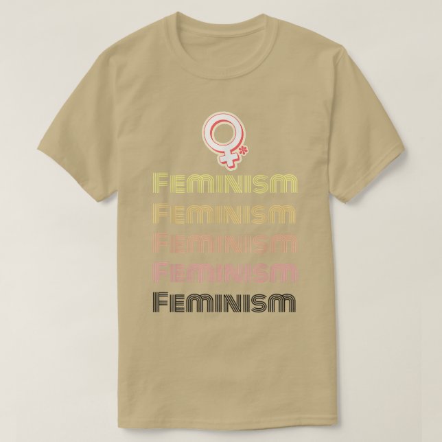 Feminism Feminism Feminism 1139 T Shirt (Design framsida)