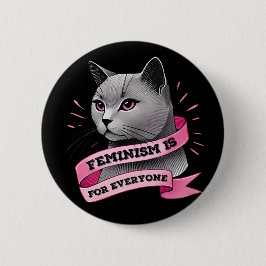 Feminism för alla profeminism för katter knapp