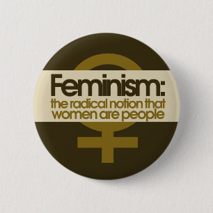 Feminism för kvinnor knapp