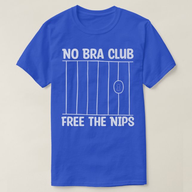 Feminism ingen bra Klubb gratis Nips1300 T Shirt (Design framsida)
