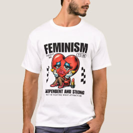 Feminism lärde mig att vara oberoende t shirt