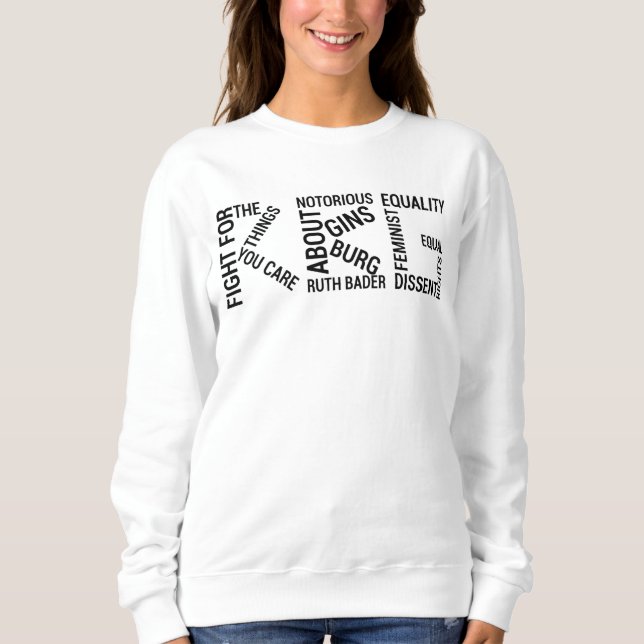 Feminism, notoriska RBG, Ruth Bader Ginsburg, RGB T Shirt (Framsida)