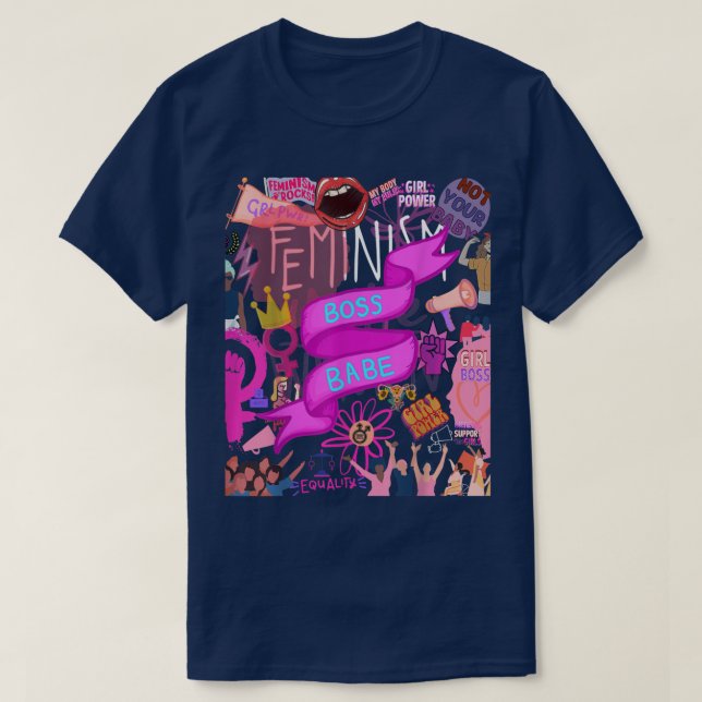 Feminism och feminism 1060 t shirt (Design framsida)