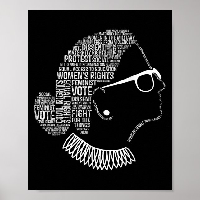 Feminism Quotes Feminist Womens Rights  Poster (Framsidan)