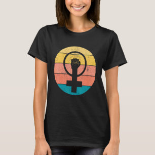 Feminism - symbol för kvinnlig jämställdhet Kvinna T Shirt