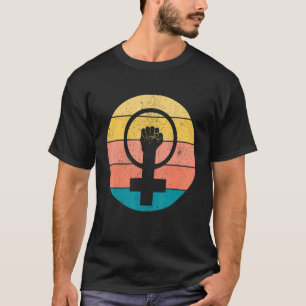 Feminism - symbol för kvinnlig jämställdhet Kvinna T Shirt