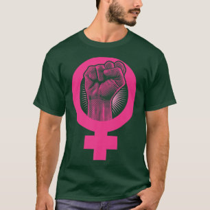 Feminism Symbol Venus Kvinnor Höger Feministisk Ge T Shirt