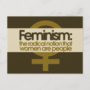 feminism vykort