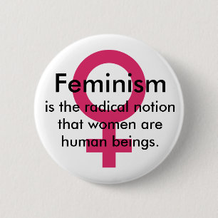 Feminismcitationstecken Knapp