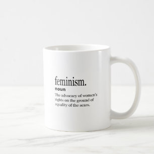 feminismdefinition kaffemugg