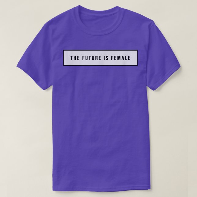 Feminismen är framtiden 1269  t shirt (Design framsida)