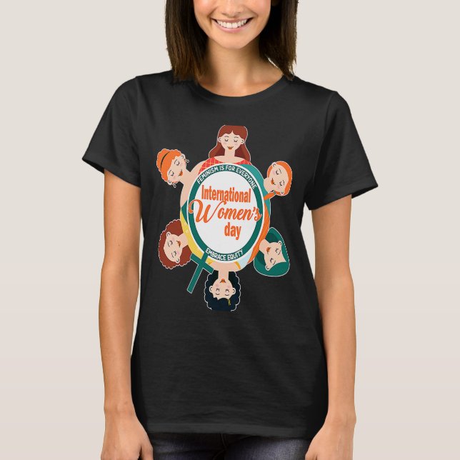 Feminismen i internationell är för alla t shirt (Framsida)