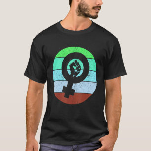 Feminismen symbol för kvinnlig jämlikhet Ökad makt T Shirt