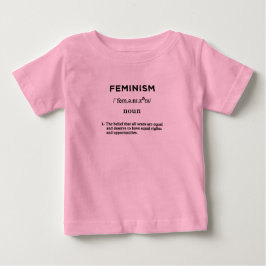feminismens definition rosa t shirt