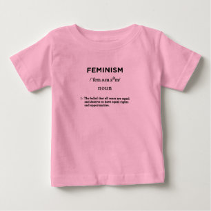 feminismens definition rosa t shirt