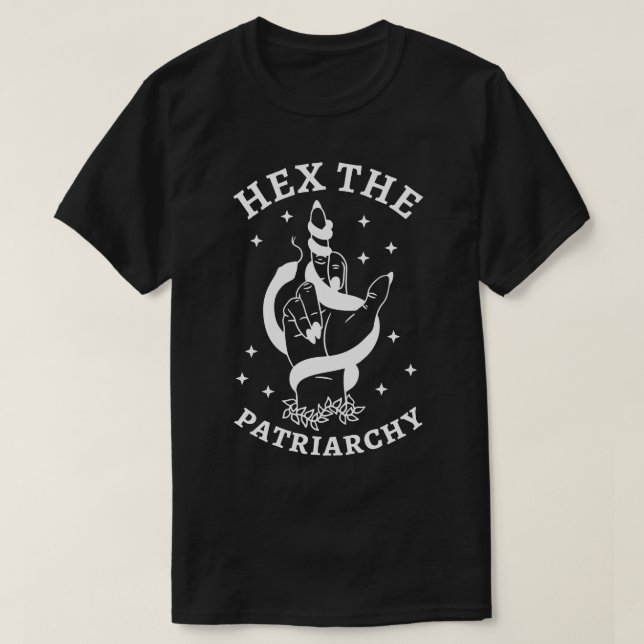 Feminismens häxa hex patriarkin III T Shirt (Design framsida)
