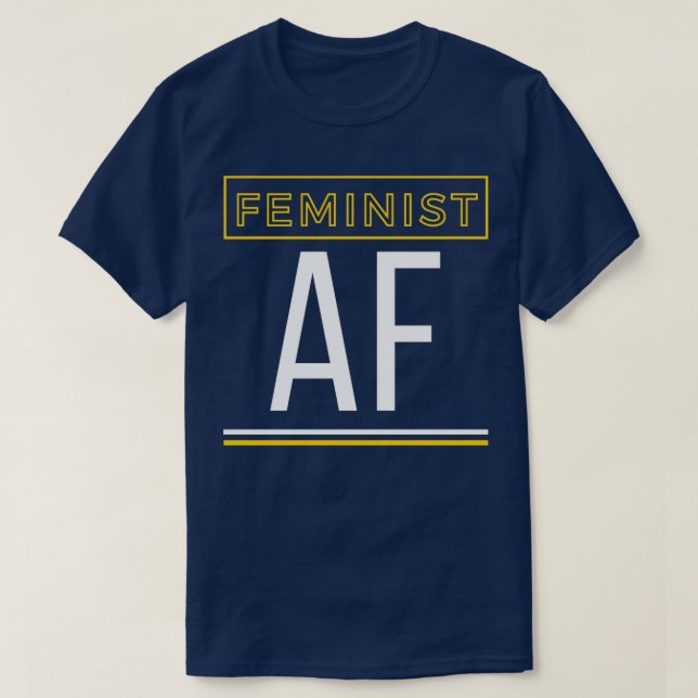 Feminist af3 t shirt (Design framsida)