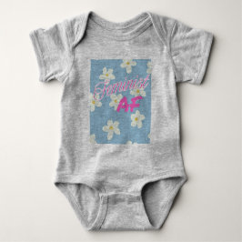 Feminist AF - baby T Shirt