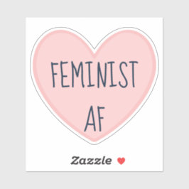 ’Feminist AF’ Klistermärken