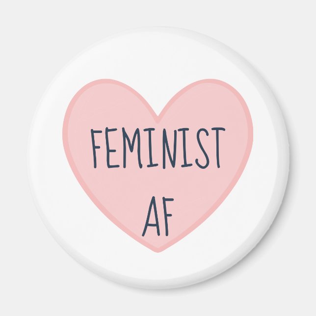 ’Feminist AF’ Magnet (Framsidan)