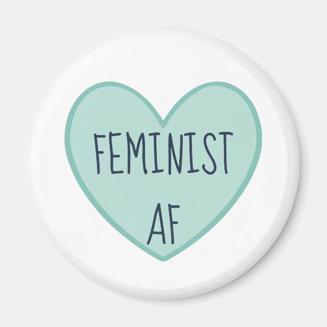 ’Feminist AF’ Magnet (Framsidan)