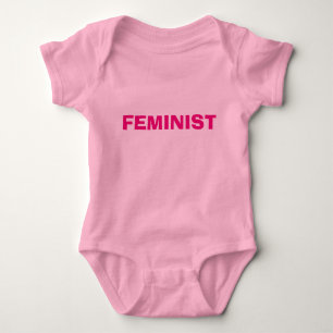 Feminist Baby Creeper Tee Shirt